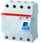Abb Fi-schutzschalter A 4p 400v 63a 0,3a 4te Reg Din-schiene(reg) 10ka 0,25ka/sto&szlig;