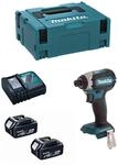 Makita 18v Li-ion 4.0 Ah 165 Nm Schlagschrauber - 2 Batterien, Ladeger&auml;t,...
