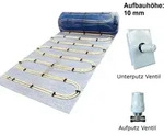 Jollytherm Warmwasser Fu&szlig;bodenheizung Aquaheat 20 M2 - 4 Heizmatten 6,2 X 0,8 M
