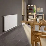 Profil-k Therm-x2 Flachheizk&ouml;rper Typ 12 Wei&szlig; 600x64x400mm Mit Abdeckung 492w Bei