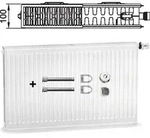 Kermi Therm X2 Profil Ventilheizk&ouml;rper Typ 22 400x400mm Ventilposition Rechts
