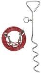 Kerbl Laisse Dattache Avec Ancrage Spirale Pour Chien