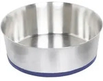 Nobby Hundenapf Edelstahl Heavy Rutschfest &Oslash; 21 Cm - 1,9 L Silber Hunden&auml;pfe