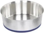 Nobby Hundenapf Edelstahl Heavy Rutschfest &Oslash; 24 Cm - 2,8 L Silber Hunden&auml;pfe