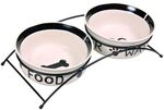 2x1.6l/diametro 20cm: Keramiksch&uuml;ssel-set Schwarz/wei&szlig;