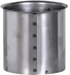 Firefix - Wandfutter &Oslash; 120 Mm Doppelt Doppelwandfutter Ofen Kamin Kaminrohr