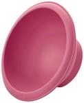 Lurch Flexiform Halbrunde Silikonform, Durchmesser 18 X 9 Cm, Rosa