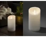 Konstsmide - Led Echtwachskerze Mit 3d Flamme & Timer, &Oslash; 10cm, H&ouml;he 18cm,