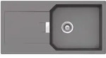 Schock Einbausp&uuml;le Cristalite Manhattan D-100 L A Croma Gcr Exzenterbedienung