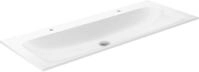 X-line Einbau-doppelwaschtisch Aus Keramik, Mit 2 X 1 - Keuco