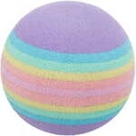4er Set Regenbogenb&auml;lle Hart Katzenspielzeug 3,5cm