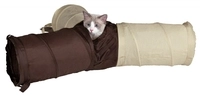 Nylon Spieltunnel Form 3x Durchmesser 22x50cm Hell- Und Dunkelgrau