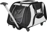 Trixie Trolley Transporttasche Schwarz Und Grau