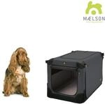Maelson Soft Kennel Transportbox, Faltbar - Anthrazit - 72 X 51 X 51
