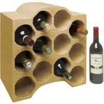 Flaschenbox Terra 12 Flaschen Bogenform 43x40x26 Cm Weinregal Weinst&auml;nder