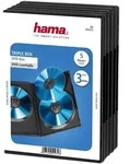 Hama Dvd Triple Box, Schwarz, 5er-pack (51272)