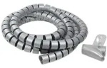 Kabelschlauch, 1,5 M, Grau - Logilink