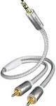 In-akustik Premium Ii - Audiokabel (3,5 Mm Klinke, 2 Cinch-stecker, 1,5 M), Farbe