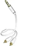 Star - Mp3-audiokabel (3,5 Mm Klinke Auf 2-poligen Cinch, 0,75 M), Farbe White -