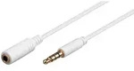 Kopfh&ouml;rer- Und Audio Verl&auml;ngerungskabel Aux, 4-pol. 3,5 Mm Slim, Cu, Klinke 3,5 Mm