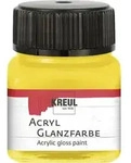 Acryl Glanzfarbe Sonnengelb 20 Ml Verzierfarbe - Kreul