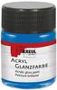 Acryl Glanzfarbe blau 50 ml Glanzfarbe - Kreul