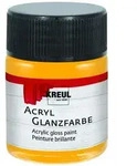 Acryl Glanzfarbe Dunkelgelb 50 Ml Verzierfarbe - Kreul