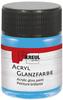 Acryl Glanzfarbe himmelblau 50 ml Verzierfarbe - Kreul