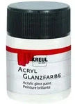 Acryl Glanzfarbe Wei&szlig; 50 Ml Verzierfarbe - Kreul
