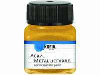 Kreul - Acryl Metallicfarbe gold 20 ml Verzierfarbe