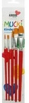 Mucki Kinderpinsel 5er Set Textilfarbe - Kreul