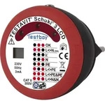 Testboy - Testavit Schuki 3 Lcd Steckdosentester Cat Ii 300 V Led, Lcd