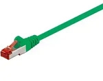 Goobay - Cat 6 Patchkabel, S/ftp (pimf), Gr&uuml;n, Kupferleiter (cu), Halogenfreier