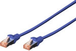 Digitus - Dk-1641-0025/b Rj45 Netzwerkkabel, Patchkabel Cat 6 S/ftp 0.25 M Blau