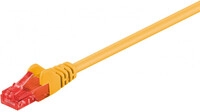 Goobay - Cat 6 Patchkabel, U/utp, Gelb, Kupferkaschierter Aluminiumleiter (cca).
