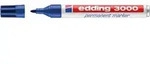 Fp - Edding 3000 4-3000003 Permanentmarker Blau Wasserfest: Ja