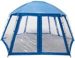 Steinbach - Pooldach 600 X 520 X 280 Cm Blau F&uuml;r Pools Bis &Oslash; 457 Cm