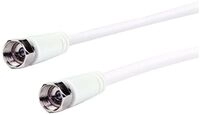 Schwaiger Gmbh - Schwaiger Hq Sat Anschlu&szlig;kabel Wei&szlig; 90db 2-fach Schirmung 10m