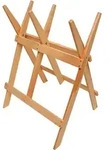 Holz S&auml;gebock 66x55x80 Cm Holzs&auml;gebock S&auml;gegestell S&auml;gehilfe Kettens&auml;ge