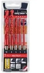 Alpen - Multicut 100805100 Hartmetall Mehrzweckbohrer-set 5teilig 1/4' (6.3 Mm) 1 Set