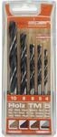 Alpen - Holzspiralbohrer Kassette Cv Tm5 Bohrer &Oslash; 4 - 10 Mm 5-teilig