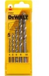 Steinbohrer (rundschaft) - Set (4. 5. 6. 8. 10mm &Oslash;) 5-tlg. - Dewalt