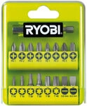 Rak17sd Kit 17 Bits Zum Schrauben 1/4' Ph Pz T Bithalter 60 Mm - Ryobi