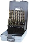 215214ro Hsse-co 5 Metall-spiralbohrer-set 19teilig Din 338 Zylinderschaft 1 Set -