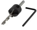 Wolfcraft Vorbohrer Mit Senker 2499000 &Oslash; 4,5 - 16 Mm Rundschaft Metallbohrer