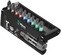 Jeu D'Embouts Avec Porte-embouts Bit-check 10 Impaktor 1 Sb, 10 Pi&egrave;ces - Wera...