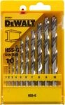 Metallbohrer-set 10-tlg. Hss-g, Art.nr. Dt5921-qz - Dewalt