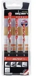 Alpen - Multicut 100703100 Hartmetall Mehrzweckbohrer-set 3teilig 5 Mm, 6 Mm, 8 Mm