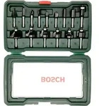 Fr&auml;ser-set-hm 15tlg. Durchmesser: 1/4 Schaft - 2607019468 - Bosch