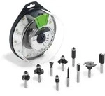 Fr&auml;serbox Box-of Hw S8 Mix, 10 Teilig, 498979 - Festool